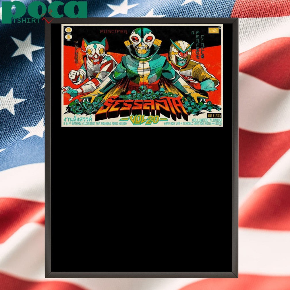 Sessanta At Hard Rock Live On May 6, 2025 Show Poster Shirt