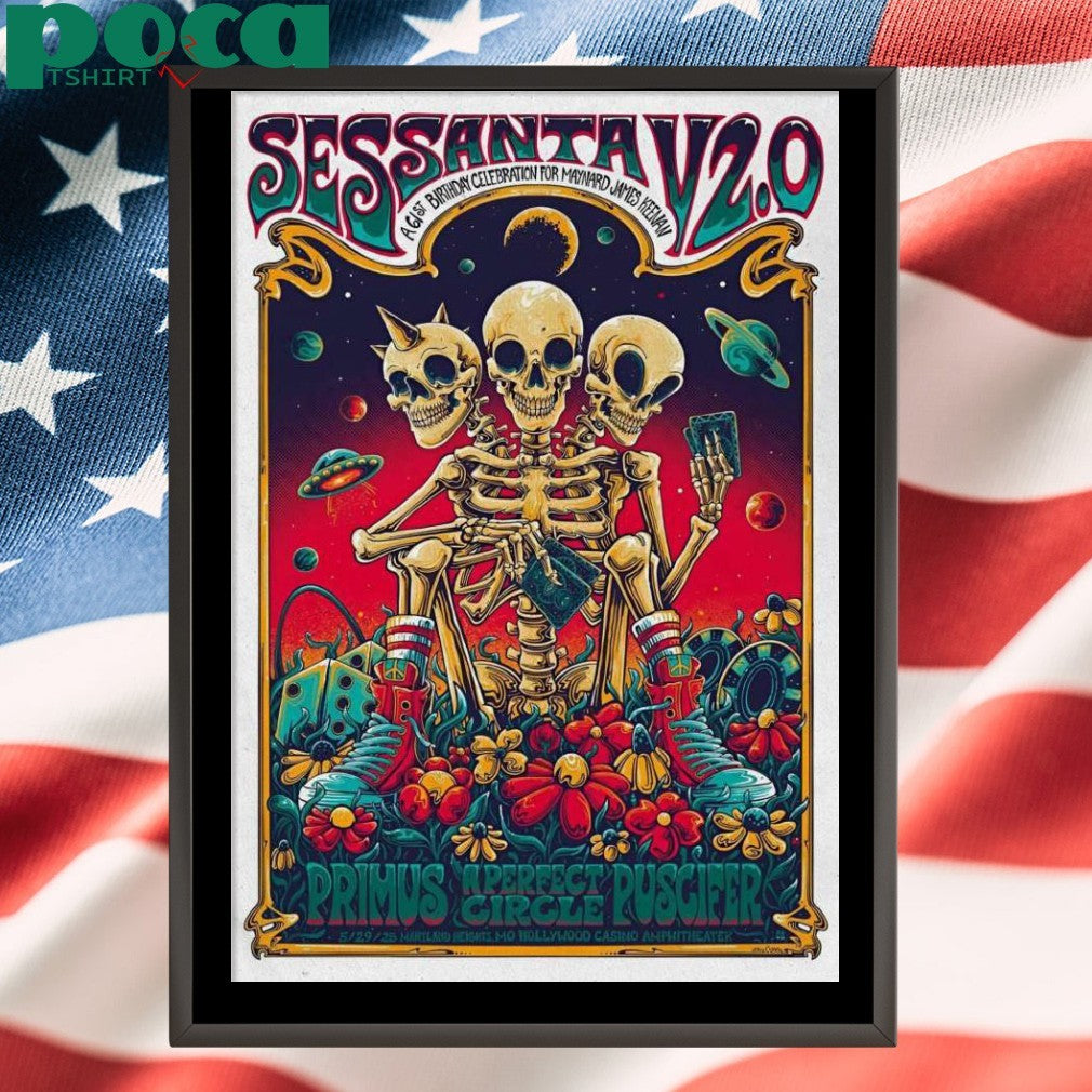 Sessanta On May 29 2025 In Maryland Heights MO Poster Shirt
