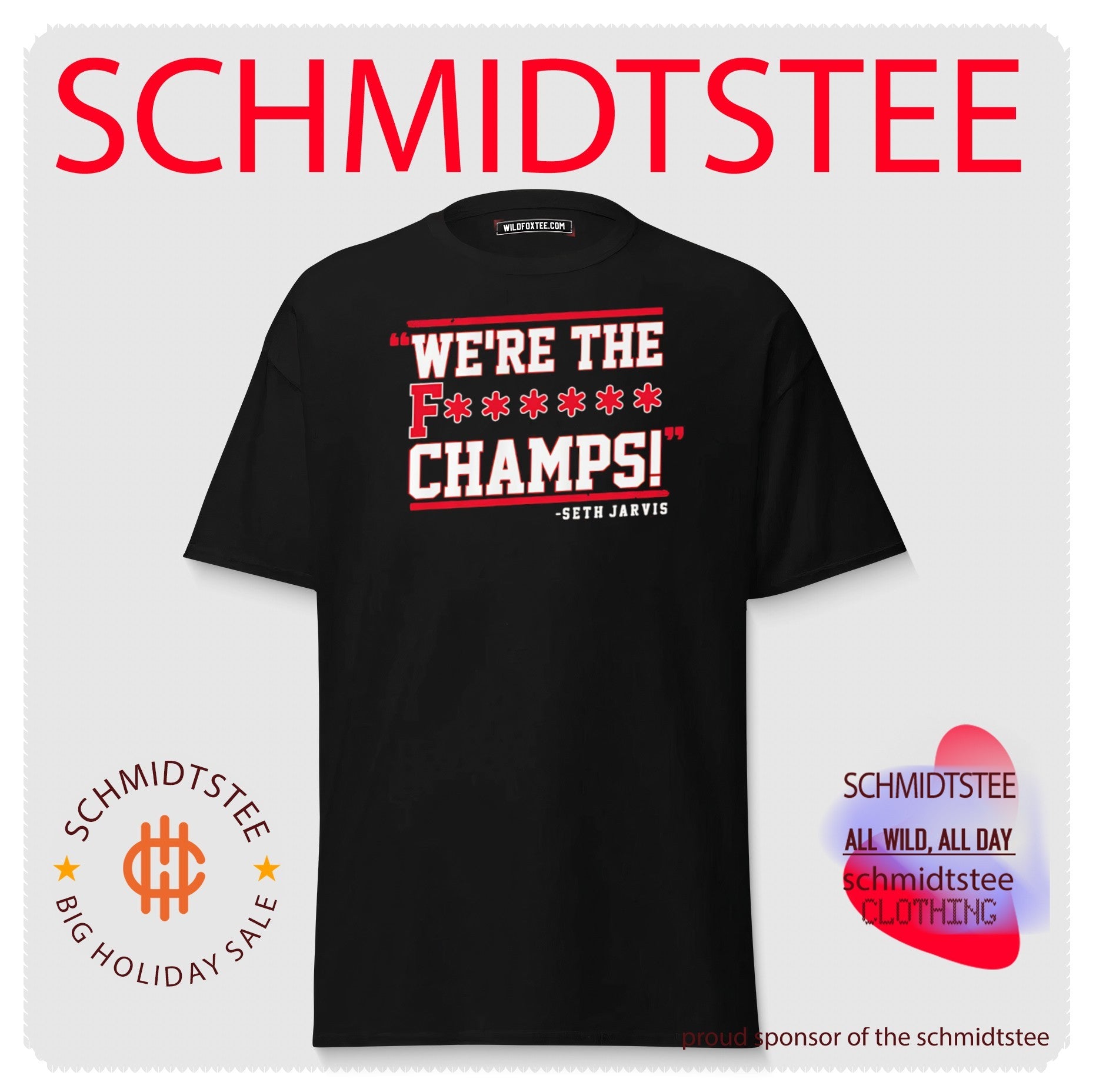 Seth Jarvis We’re the Fucking Champs Carolina Hurricanes 2026 Stanley Cup Champions shirt