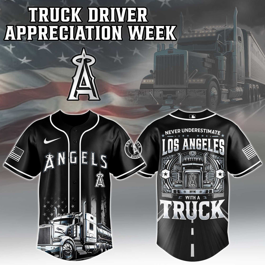 Los Angeles Angels Nation Truck Driver Appreciation Week Jersey 2025