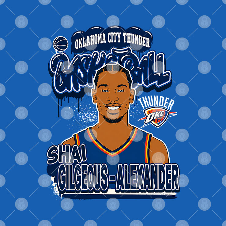 Shai Gilgeous-Alexander Oklahoma City Thunder Basketball T Shirt
