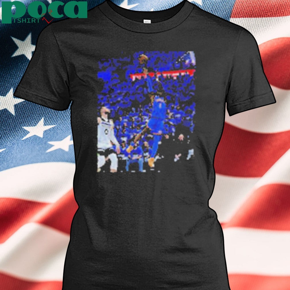 Shai Gilgeous Alexander Oklahoma City Thunder NBA Basketball Game Frames shirt
