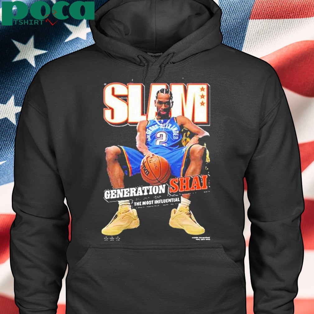 Shai Gilgeous Alexander Oklahoma City Thunder Slam February March 2025 Shirt