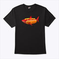 Shark Hot Dog Mustard Food Mashup Humor T Shirt