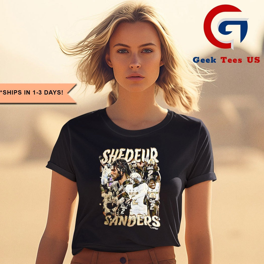 Shedeur Sanders Colorado Buffaloes football graphic shirt