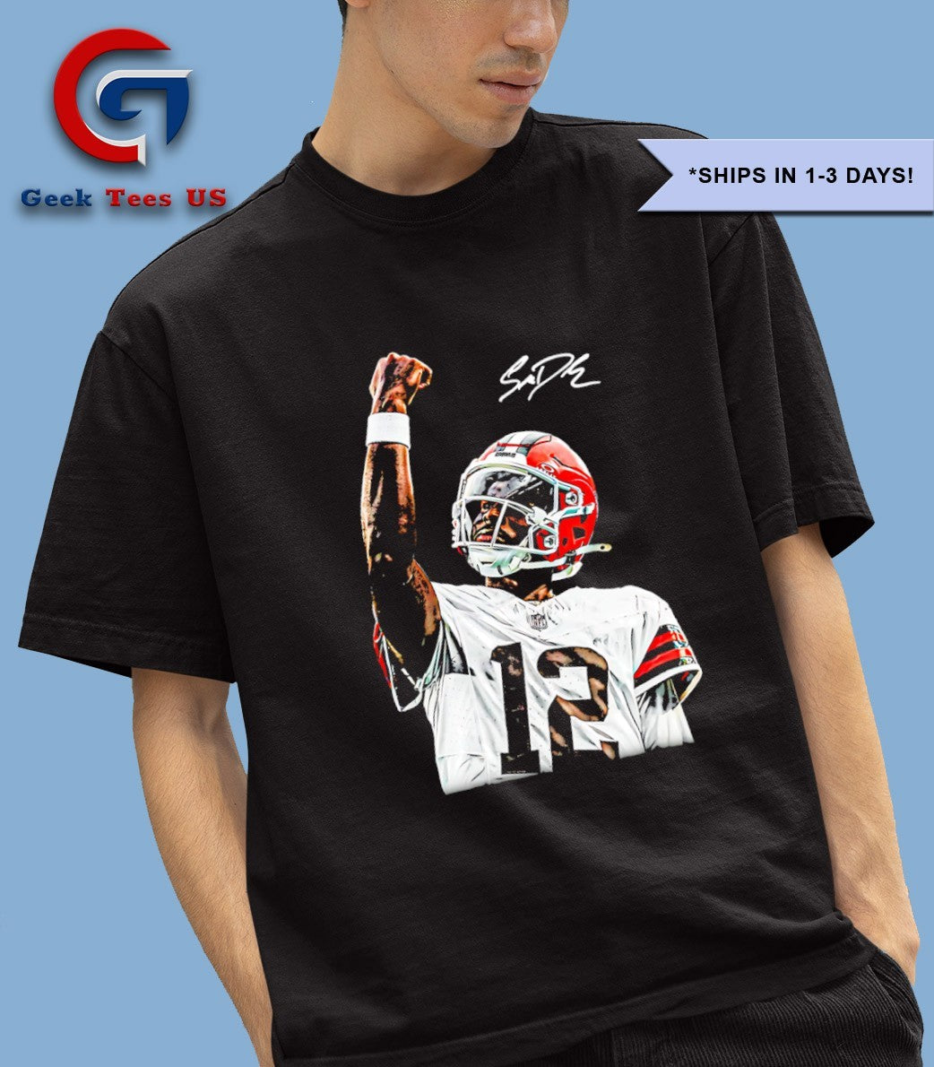 Shedeur Sanders Dawg Pound Cleveland Brown football signature shirt
