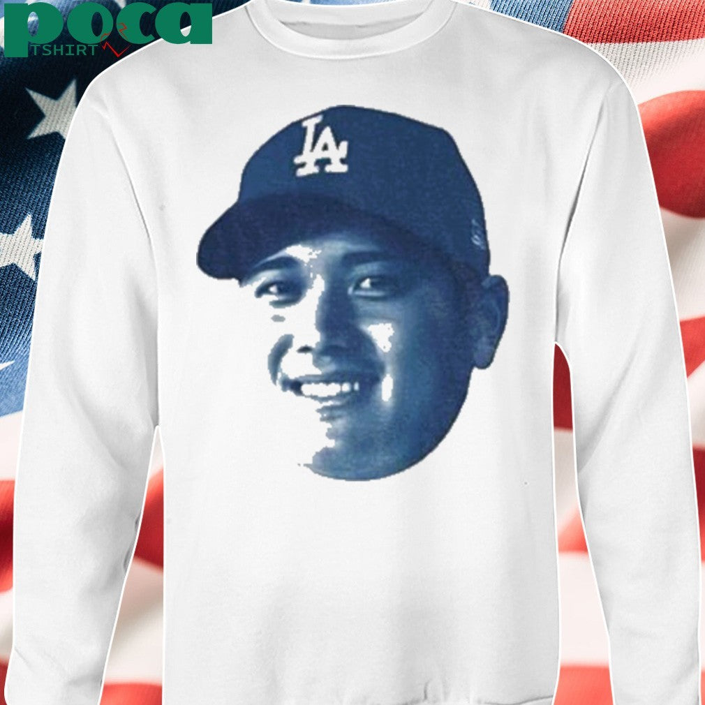 Shohei Ohtani big face Los Angeles Dodgers MLB Baseball vintage shirt