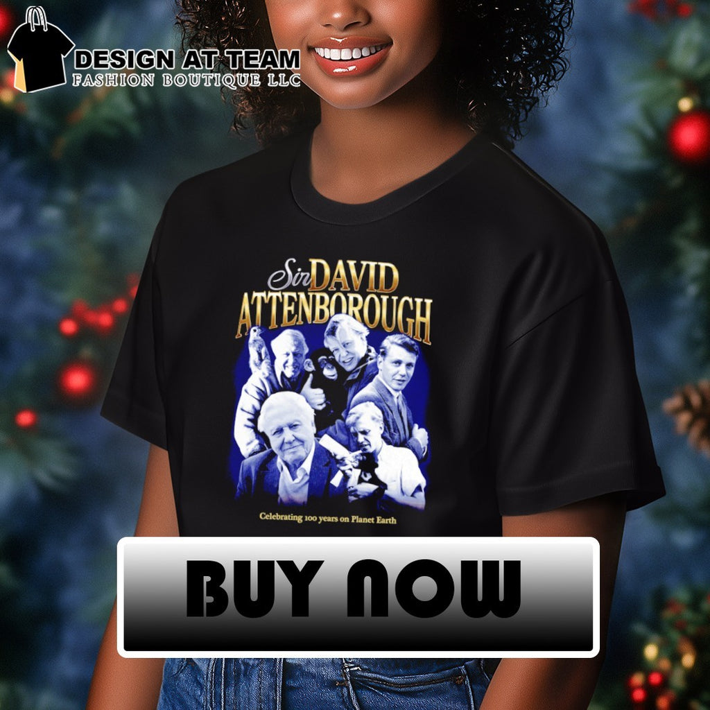 Sir David Attenborough Celebrating 100 years on Planet Earth shirt