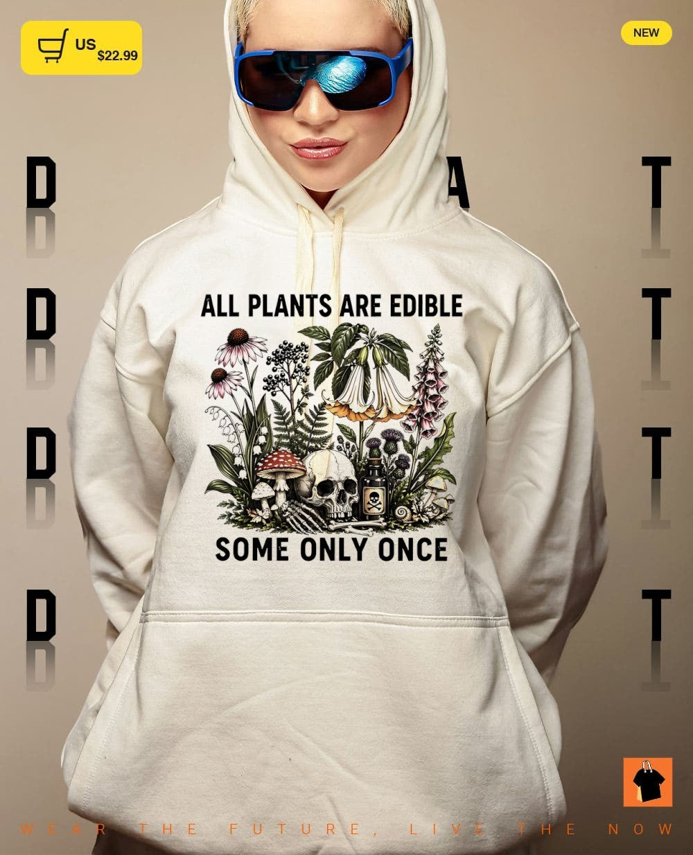 Skeleton all plants are edible some only once shirt