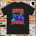 Skeletor as a gym rat More Power shirt