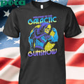 Skeletor flexing his muscles welcome to the Galactic Gunshow shirt