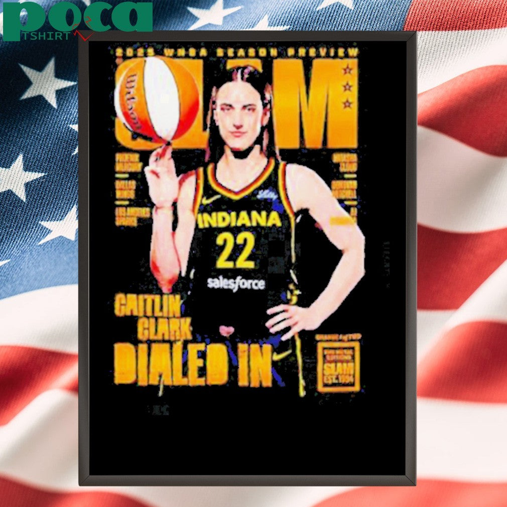 Slam 2025 Wnba season preview Caitlin Clark dialed in Indiana Fever shirt