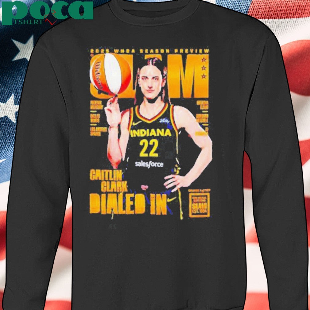 Slam 2025 Wnba season preview Caitlin Clark dialed in Indiana Fever shirt