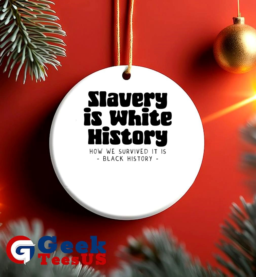 Slavery is white history shirt