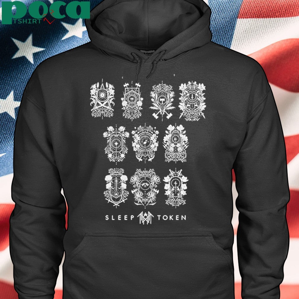 Sleep Token Even In Arcadia Crests Tracklist Shirt