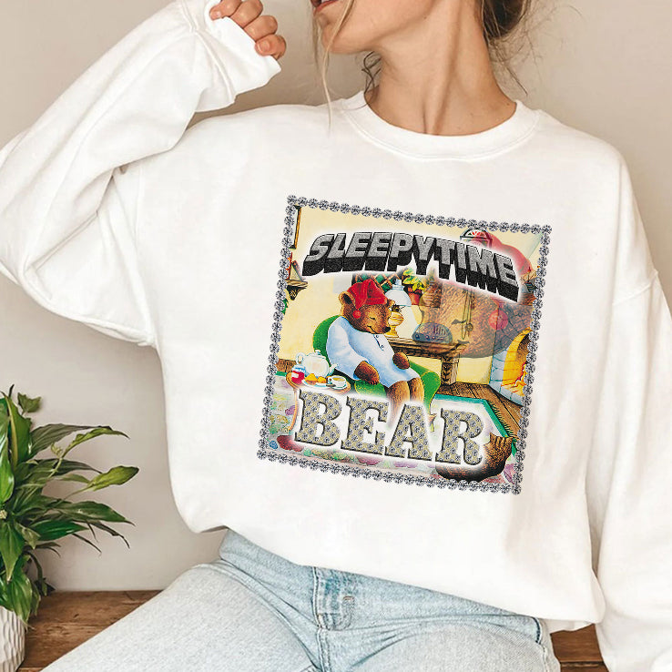 Sleepytime Tea Bear Funny T Shirt