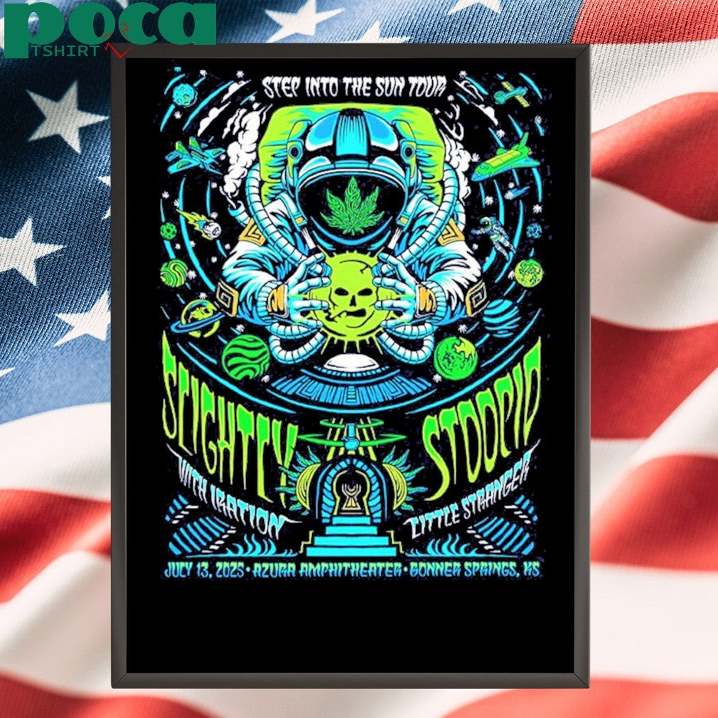 Slightly Stoopid Bonner Springs Kansas Event Poster At Azura Amphitheater On July 13 2025 shirt