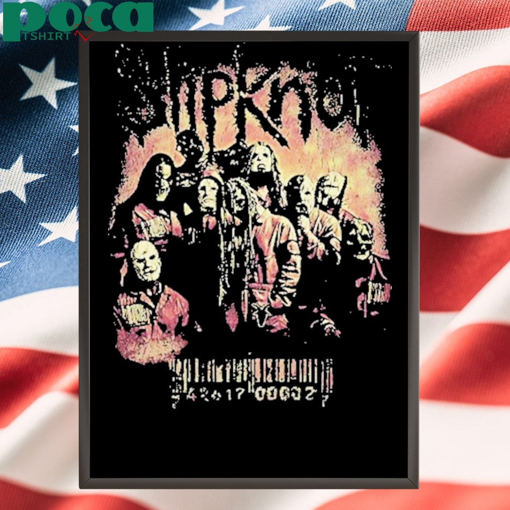 Slipknot Band Europe 2025 Tour Special Shirt