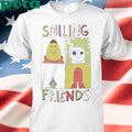 Smiling Friends Character Grid Girls T-Shirt
