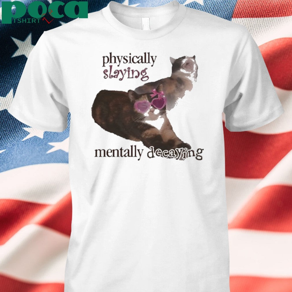 Snazzyseagull Physically Slaying Mentally Decaying Shirt