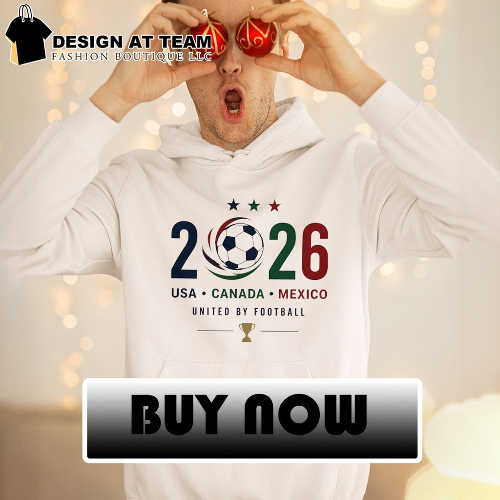 Soccer World Cup 2026 USA Canada Mexico United Football trophy shirt