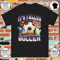 Soccer ball eagle American flag Statue of liberty New York City It’s called soccer shirt