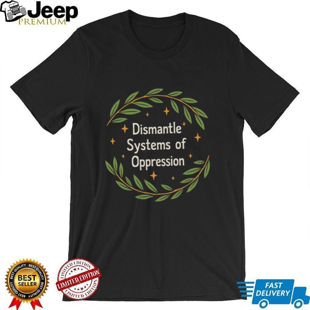 Social Justice Activism Dismantle Systems Of Oppression Shirt