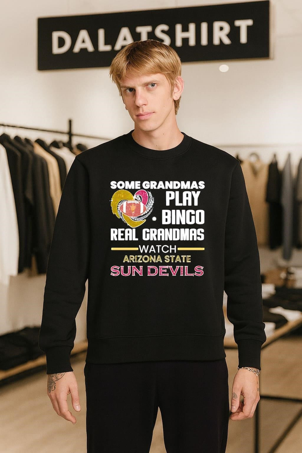Some Grandmas Play Bingo Real Grandmas Watch Arizona State Sun Devils shirt