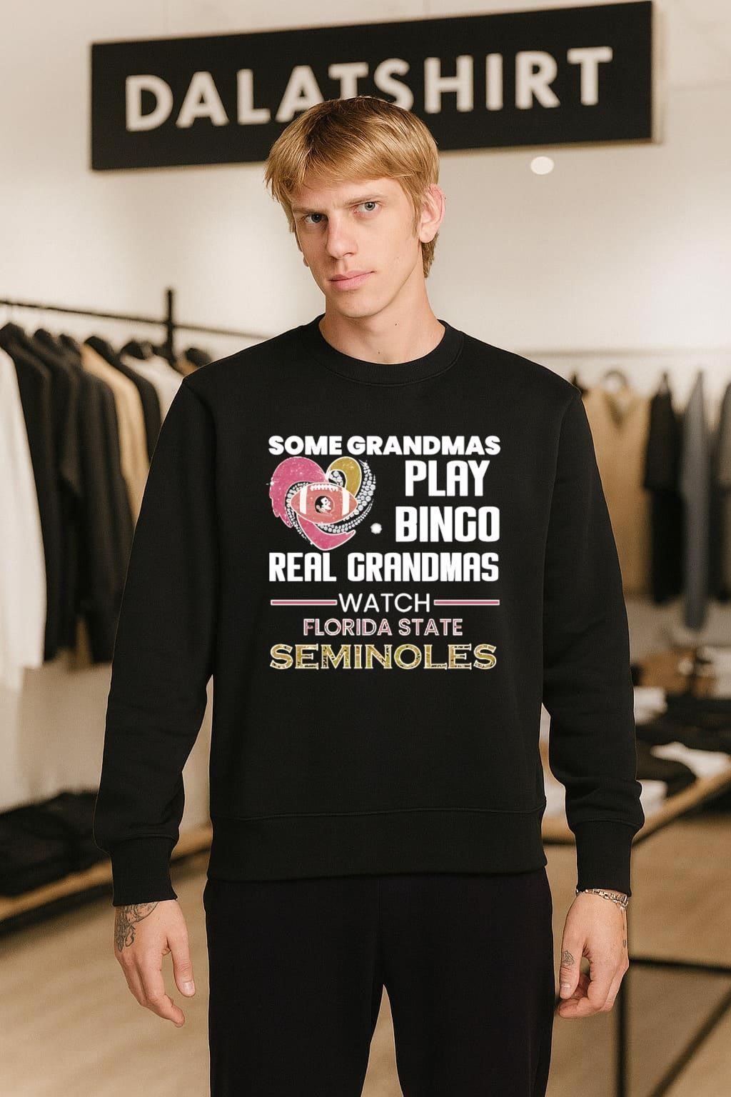 Some Grandmas Play Bingo Real Grandmas Watch Florida State Seminoles shirt