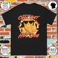 Sometimes a cool cat needs a hot dog fire meme shirt