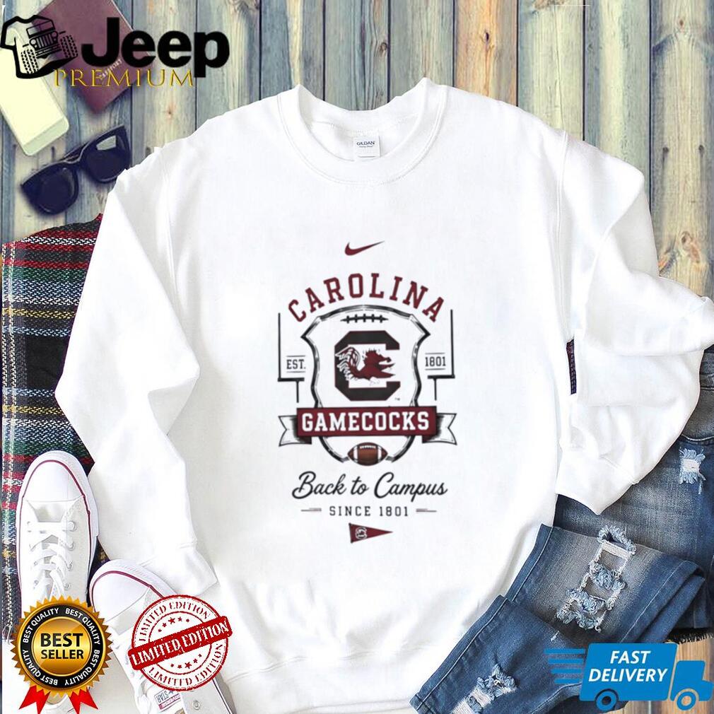 South Carolina Gamecocks Back to Campus since 1801 graphic shirt