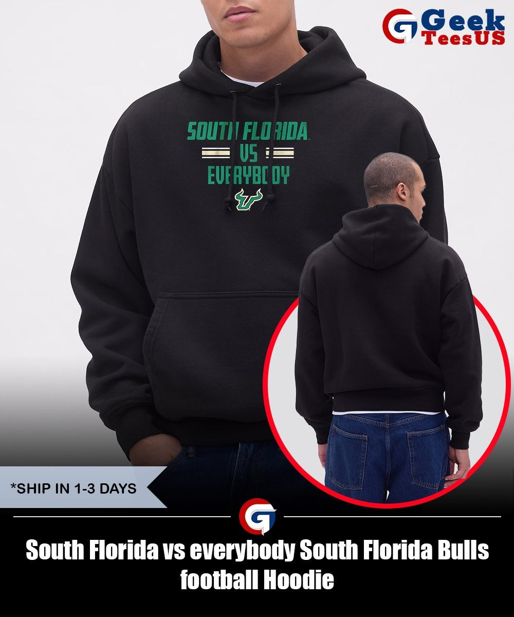 South Florida vs everybody South Florida Bulls football shirt