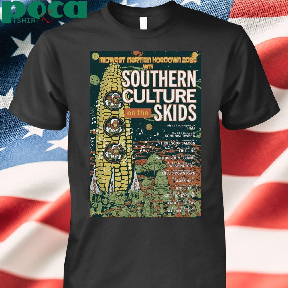 Southern Culture On The Skids Summer Tour 2025 Poster shirt