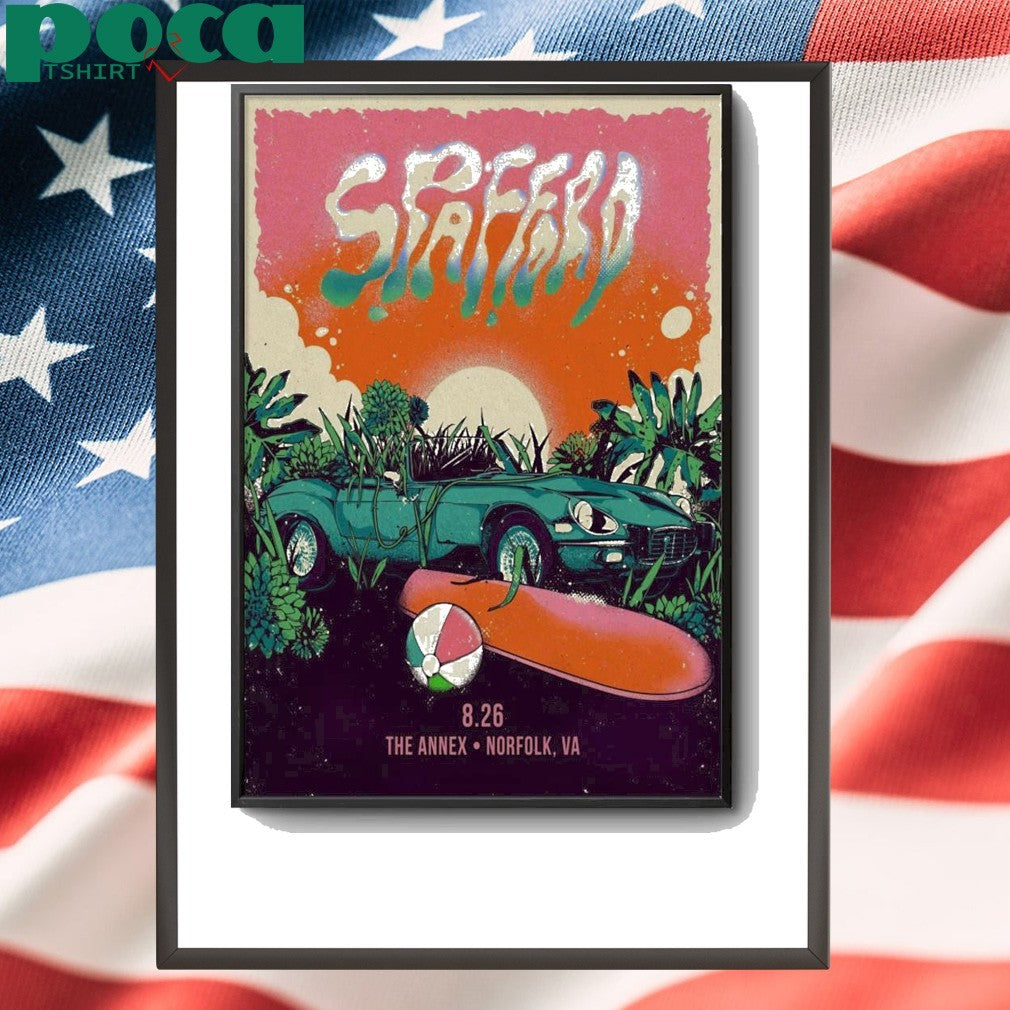 Spafford Aug 26 2025 Norfolk VA Poster shirt