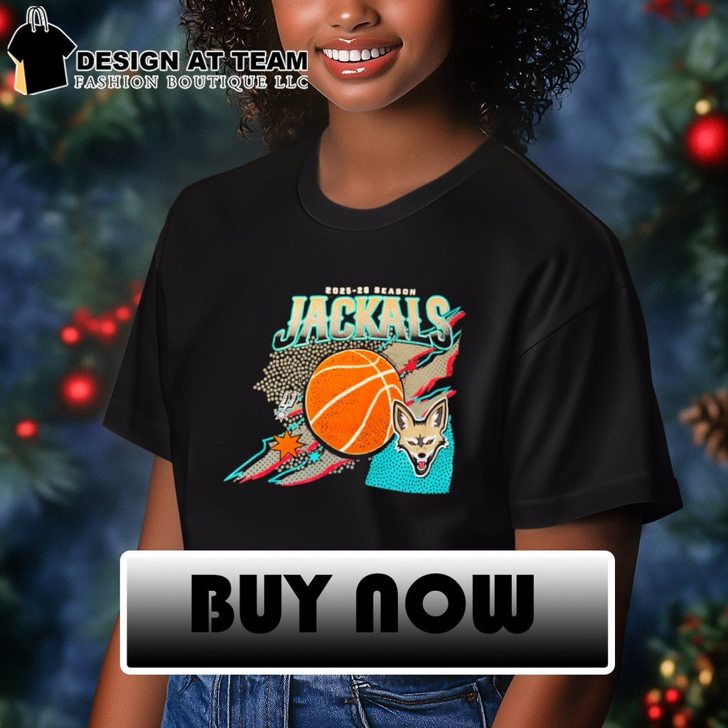 Spurs Jackals 2025-26 Season basketball NBA graphic shirt