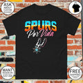 Spurs Por Vida San Antonio Spurs Basketball logo 2026 shirt