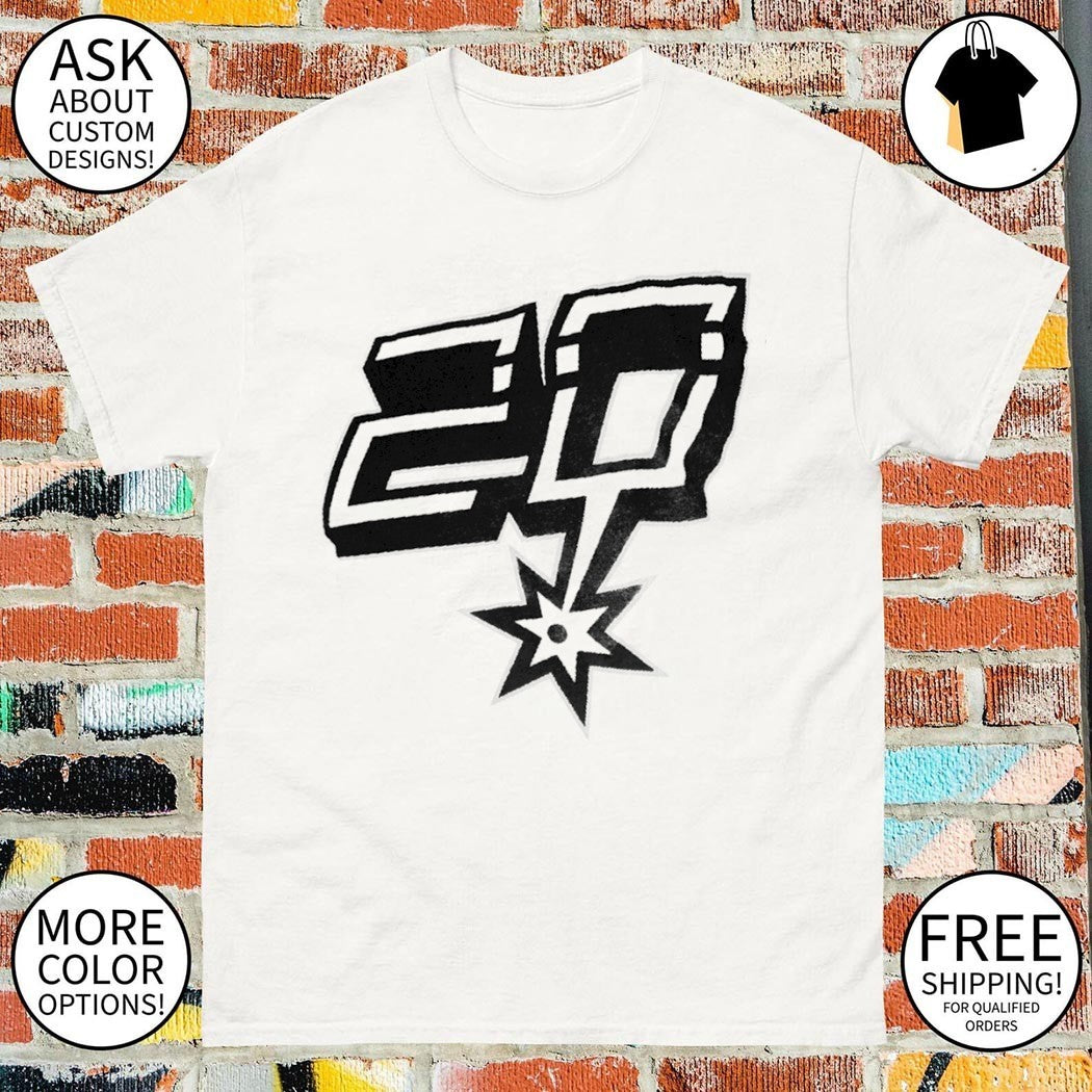 Spurs basketball 20 Obi Wan Ginobili shirt