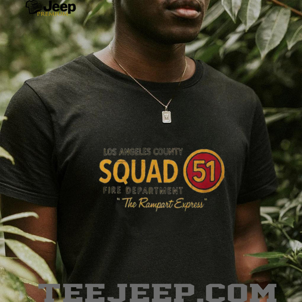 Squad 51 Los Angeles County Fire Department Rampart Express Shirt