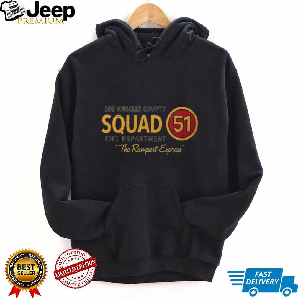 Squad 51 Los Angeles County Fire Department Rampart Express Shirt