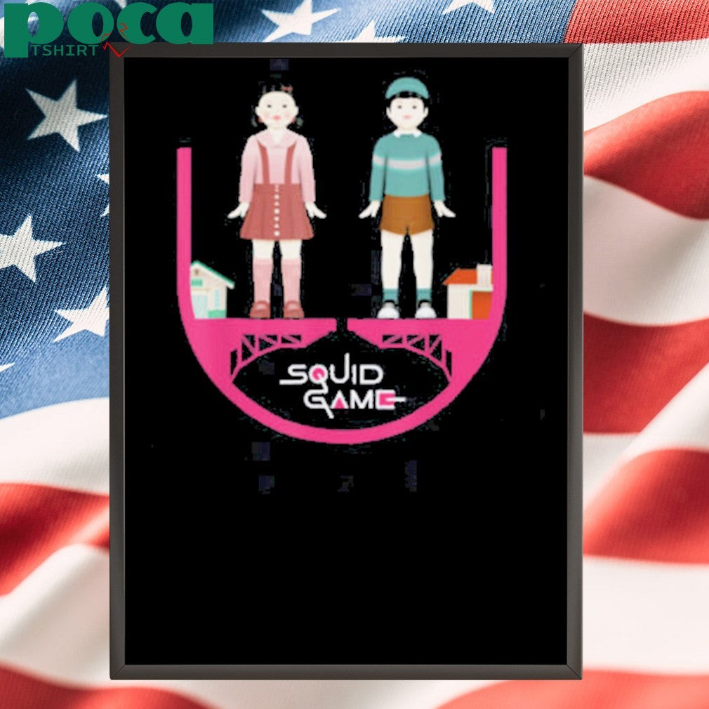 Squid Game Season 3 Young hee & Chul su Standing Over Bridge shirt