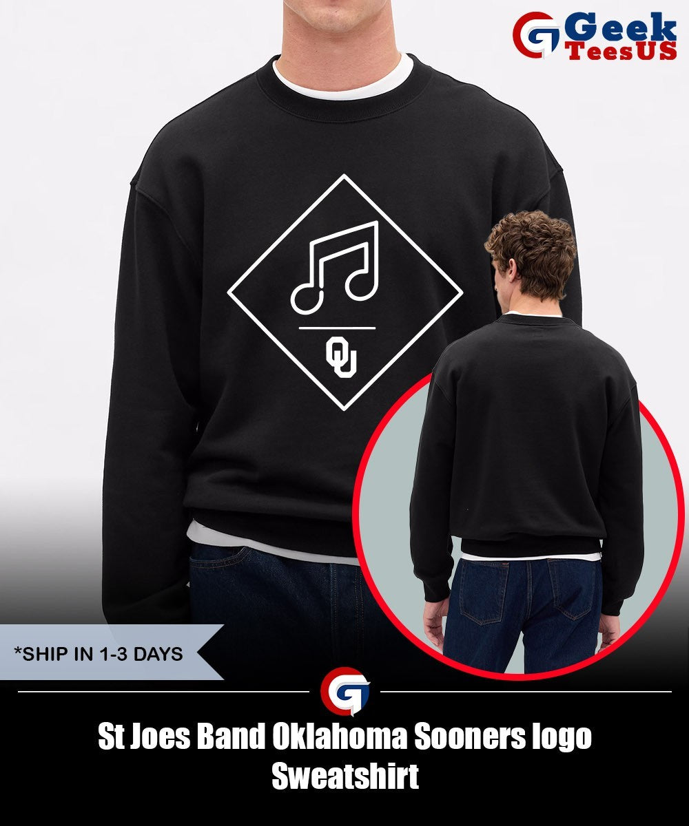 St Joes Band Oklahoma Sooners logo shirt