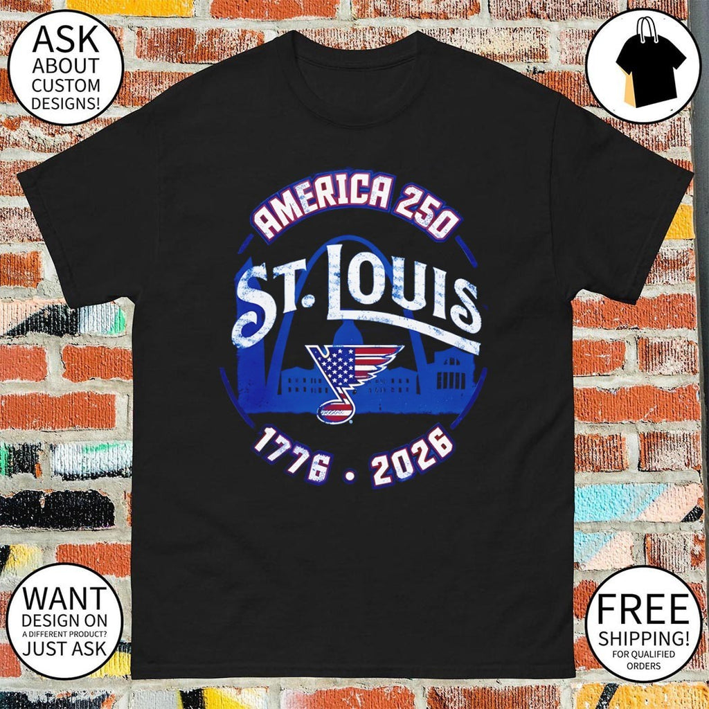 St. Louis Blues Hockey America 250th Years 1776 2026 NHL shirt