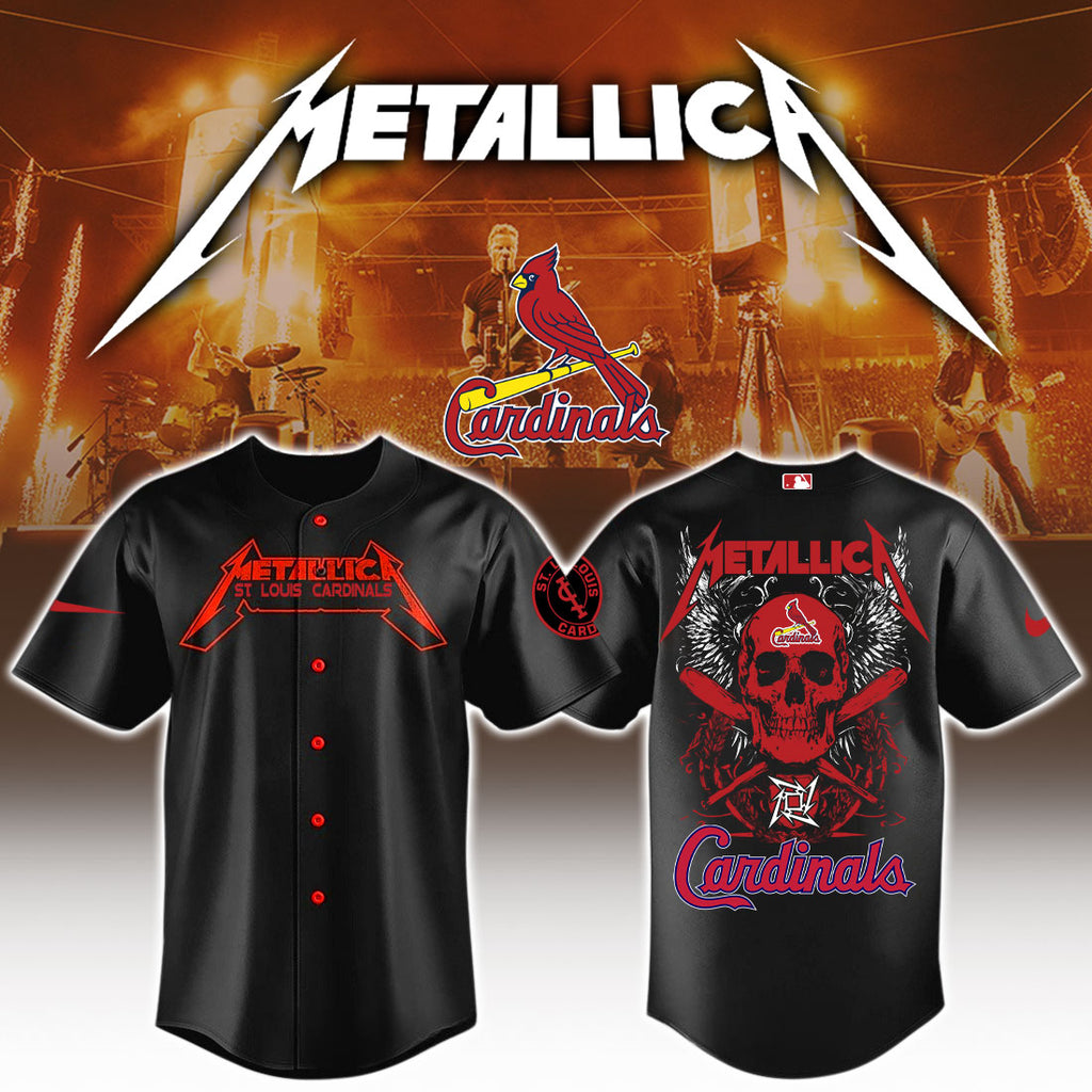 St. Louis Cardinals MLB Metallica Jersey