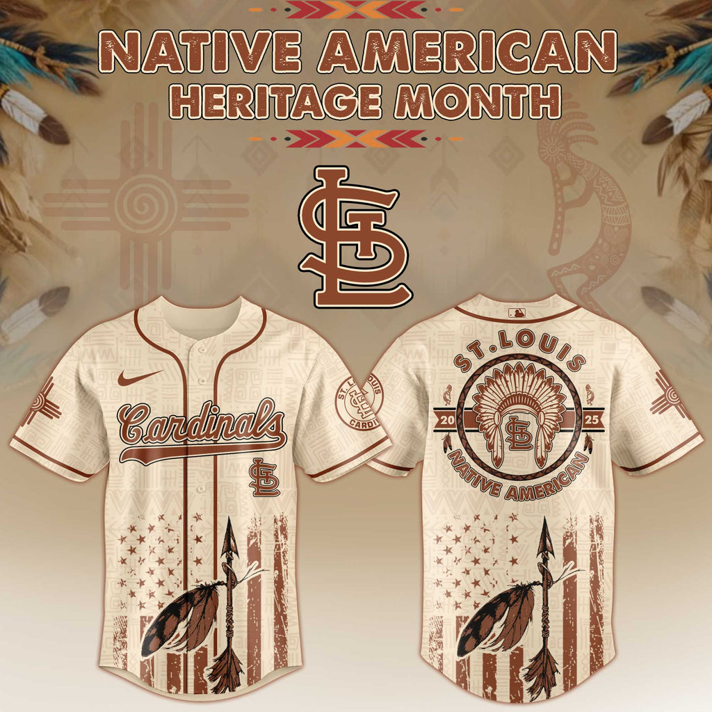 St.Louis Cardinals Native American Heritage Month Jersey 2025