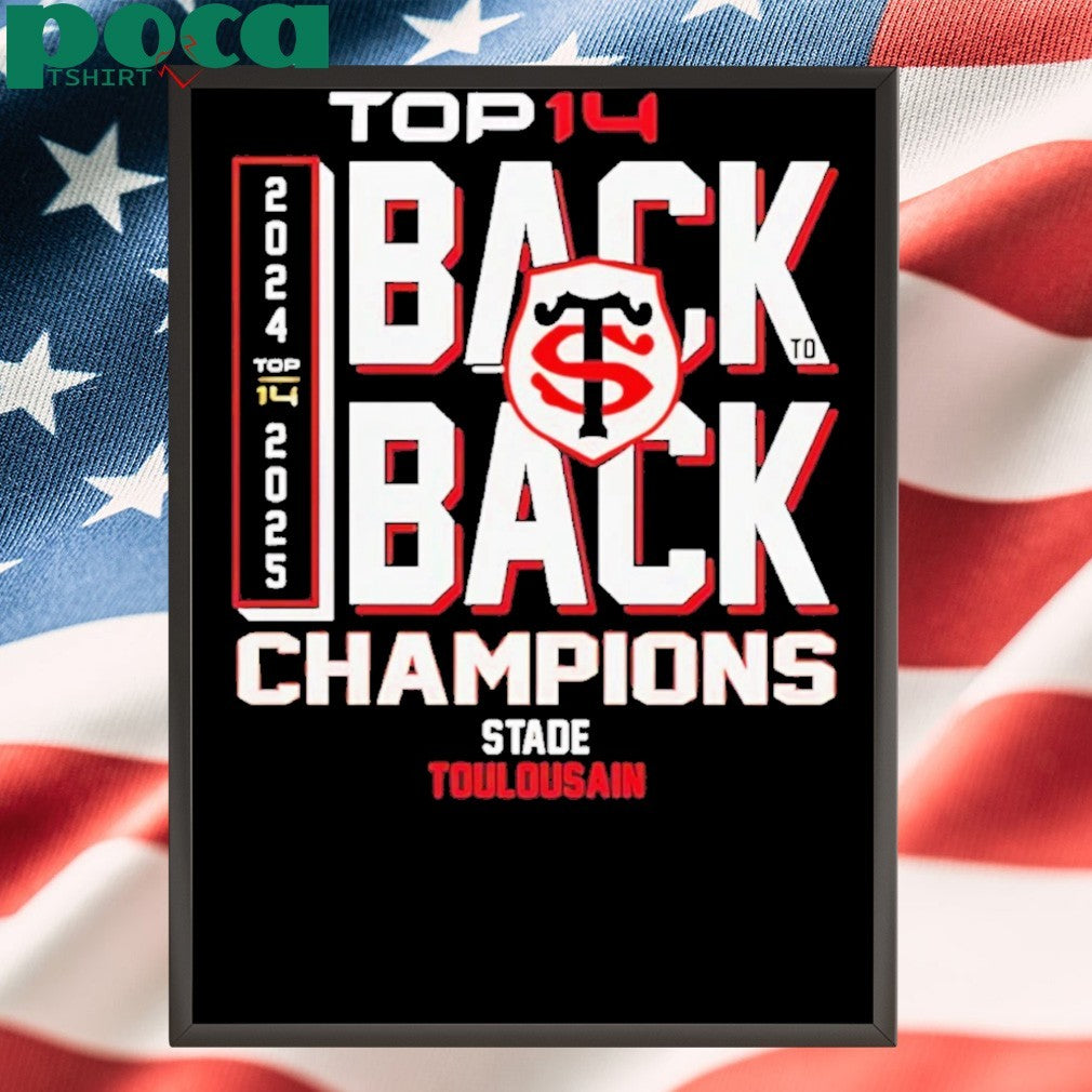 Stade Toulousain Champions 2025 Back to Back to Back Shirt
