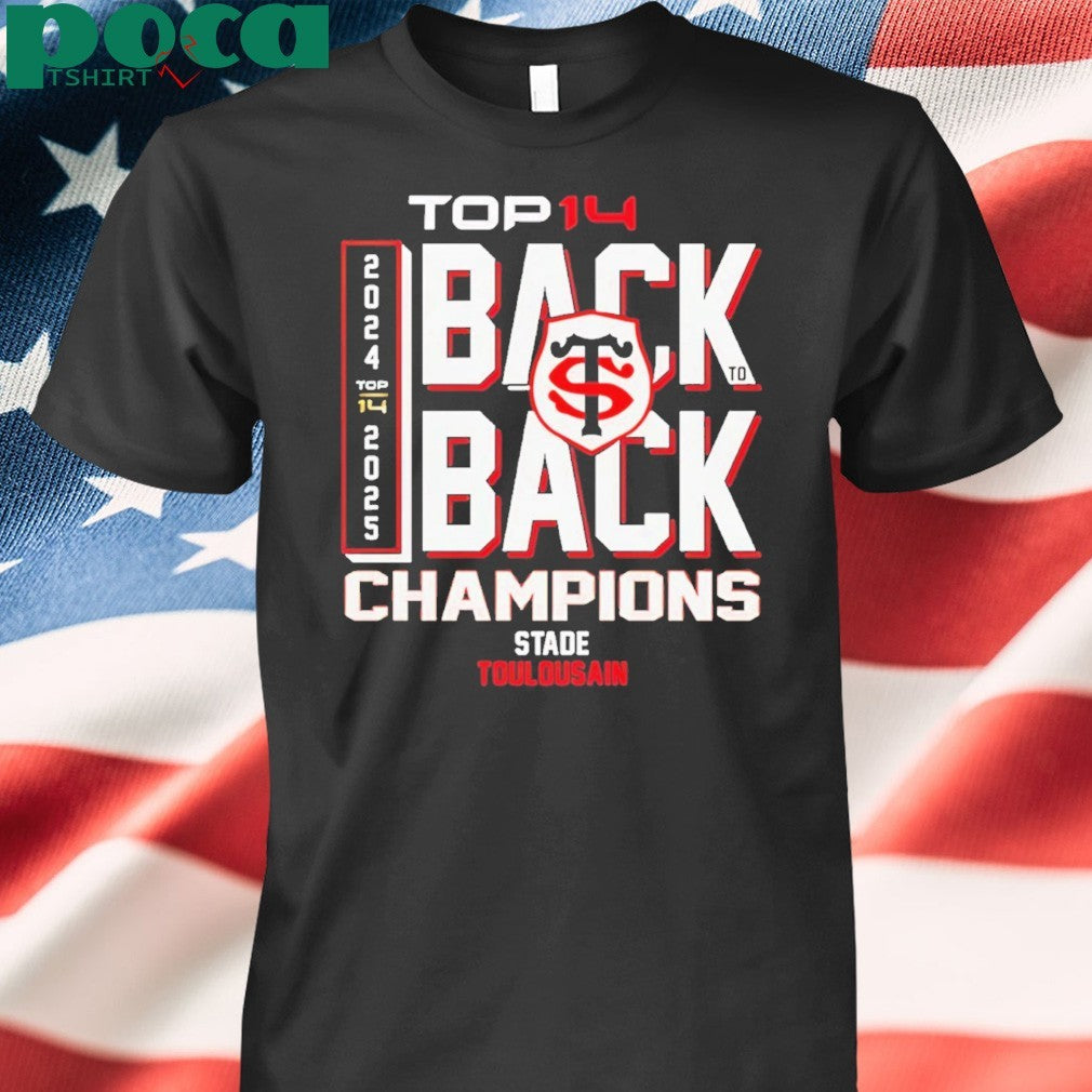 Stade Toulousain Champions 2025 Back to Back to Back Shirt