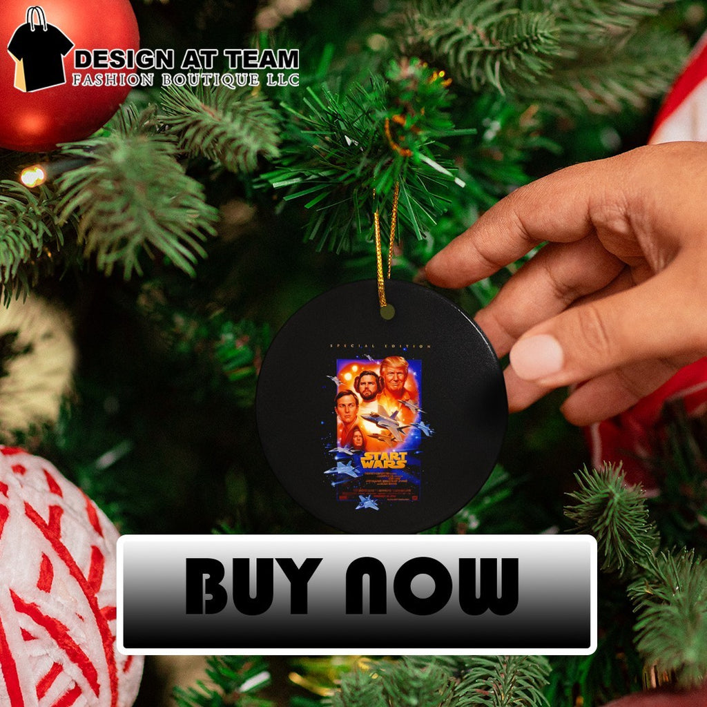 Starwars Movie Poster Parody Anti-War Trump Iran Graphic shirt