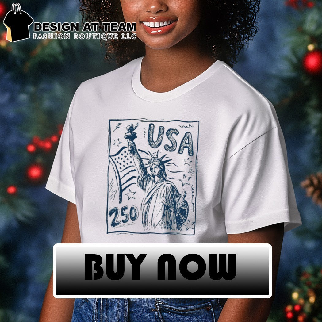 Statue Of Liberty USA 250 Vintage America shirt