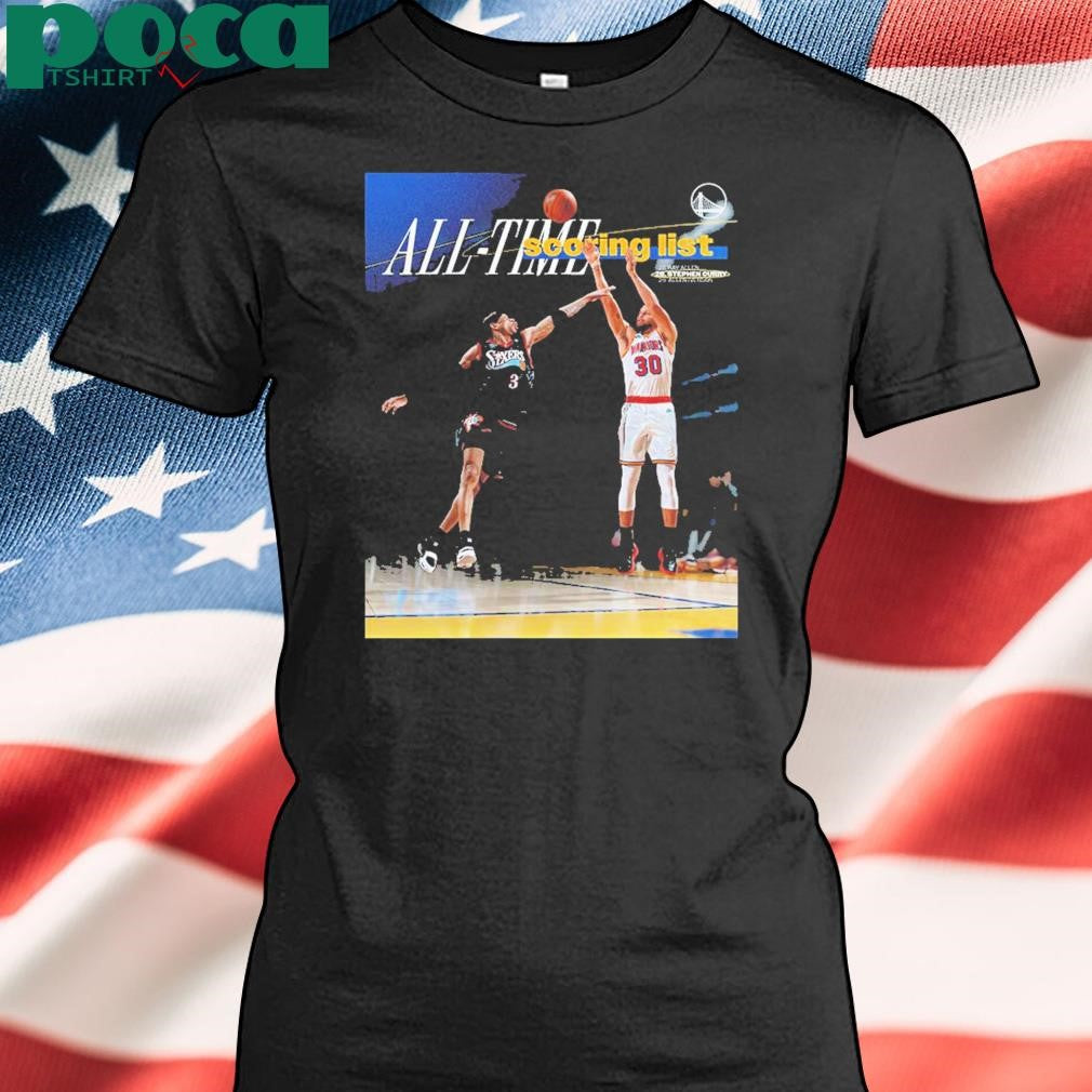 Stephen Curry Surpassed Allen Iverson NBA 28th All Time Scoring List Classic T-Shirt