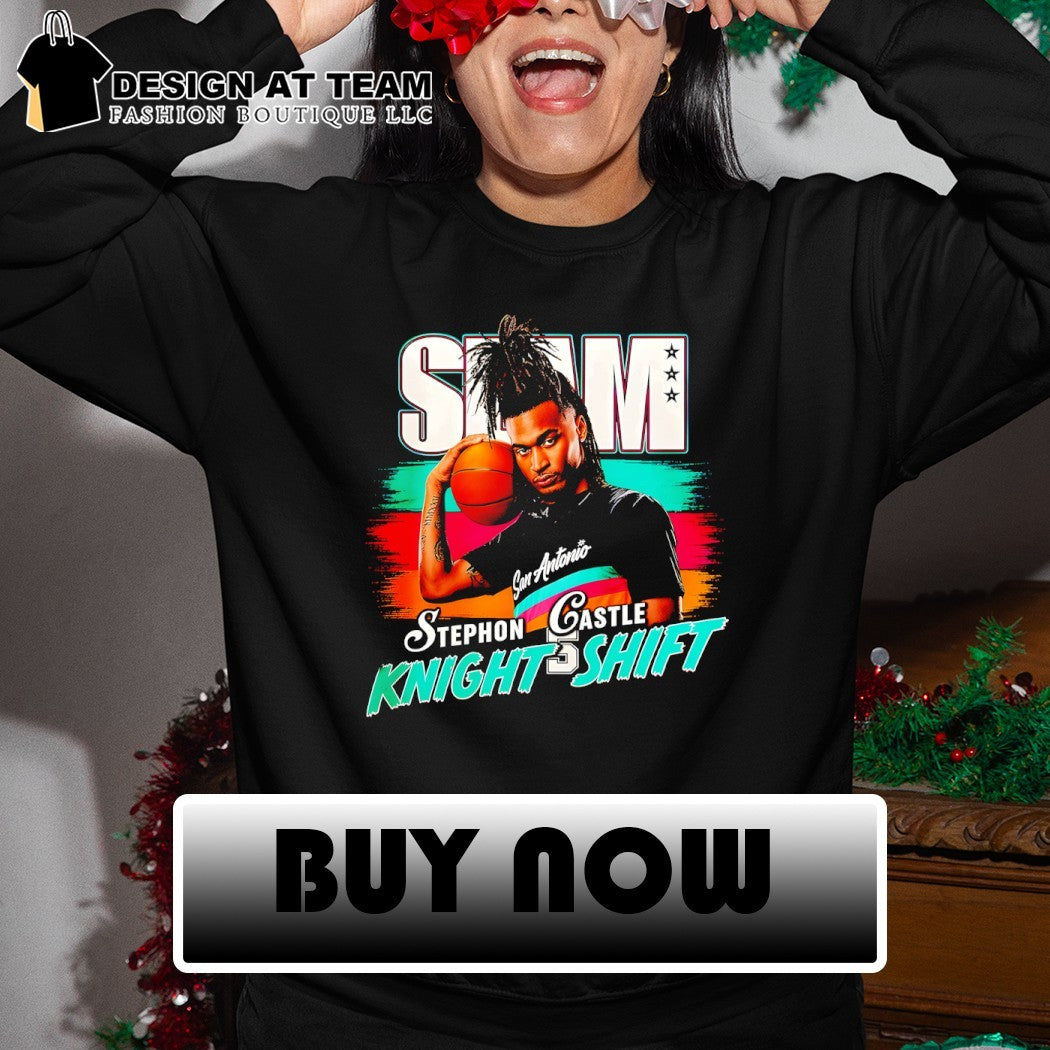 Stephon Castle Knight Shift San Antonio Spurs Basketball SLAM 2026 shirt